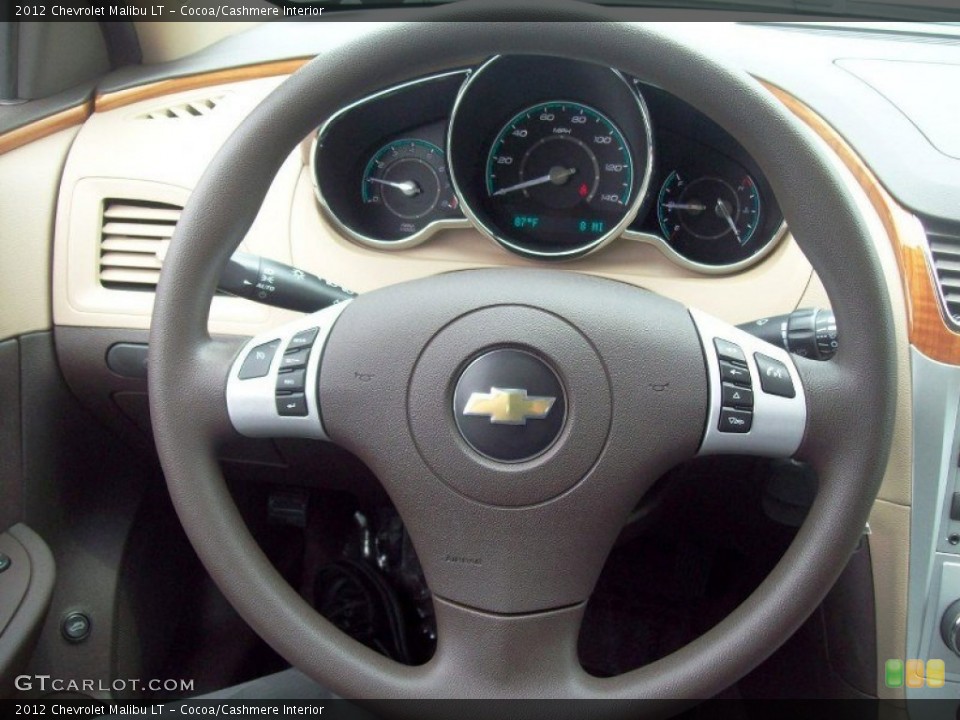 Cocoa/Cashmere Interior Steering Wheel for the 2012 Chevrolet Malibu LT #51500872