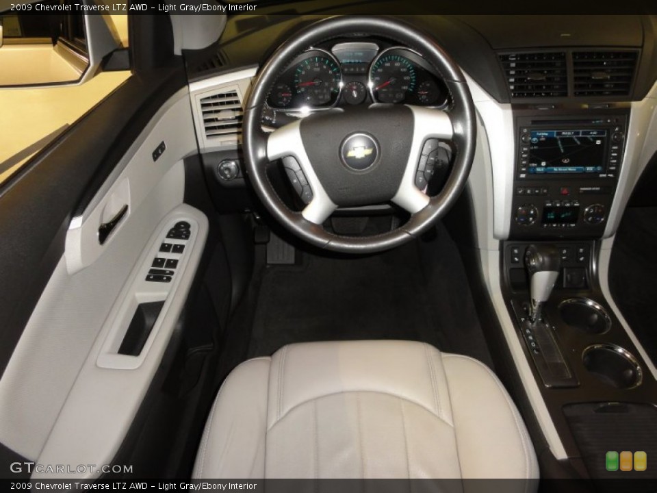 Light Gray/Ebony Interior Dashboard for the 2009 Chevrolet Traverse LTZ AWD #51500893