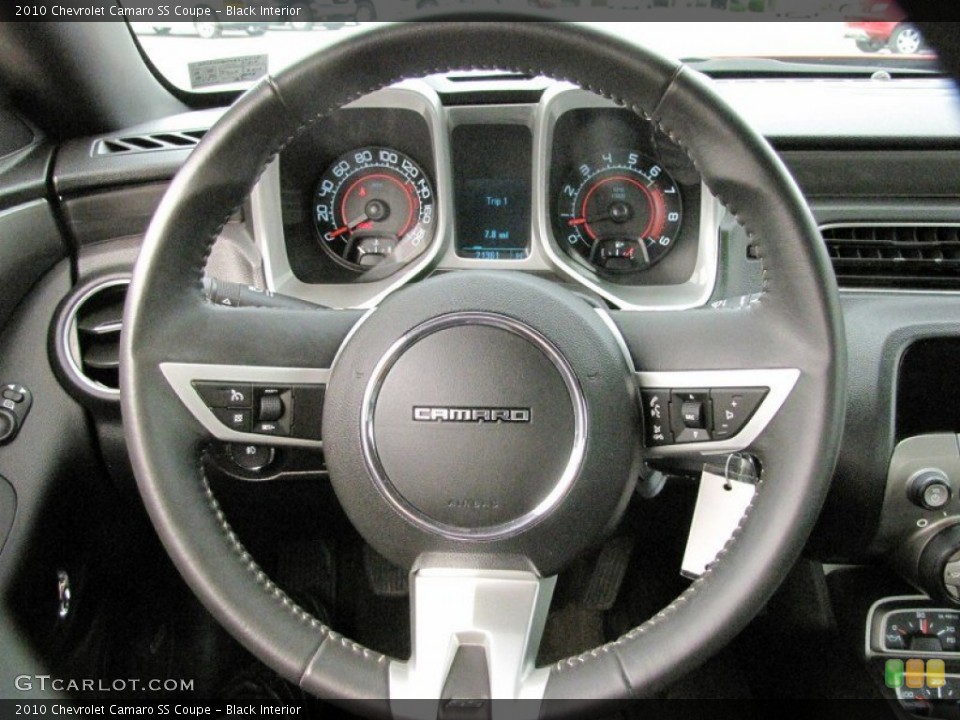 Black Interior Steering Wheel for the 2010 Chevrolet Camaro SS Coupe #51501622