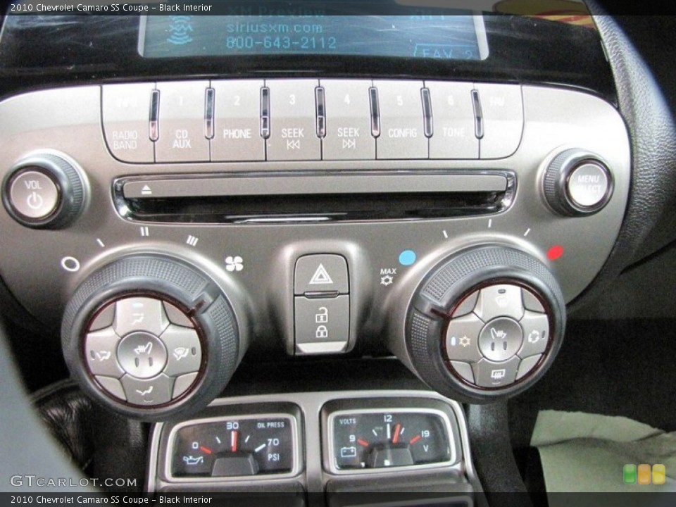 Black Interior Controls for the 2010 Chevrolet Camaro SS Coupe #51501661