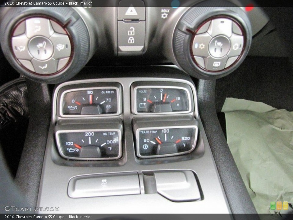 Black Interior Controls for the 2010 Chevrolet Camaro SS Coupe #51501676