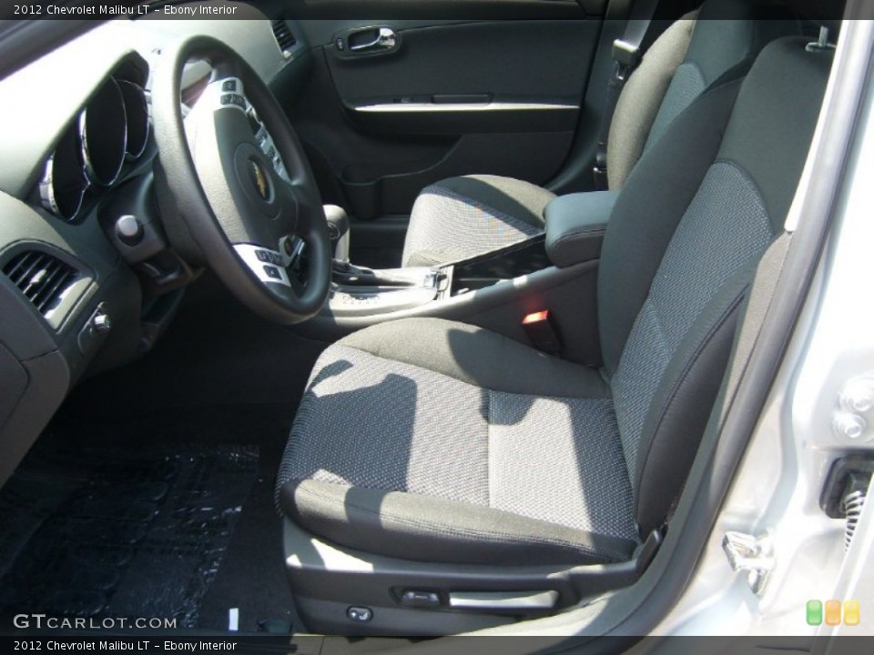 Ebony Interior Photo for the 2012 Chevrolet Malibu LT #51502159