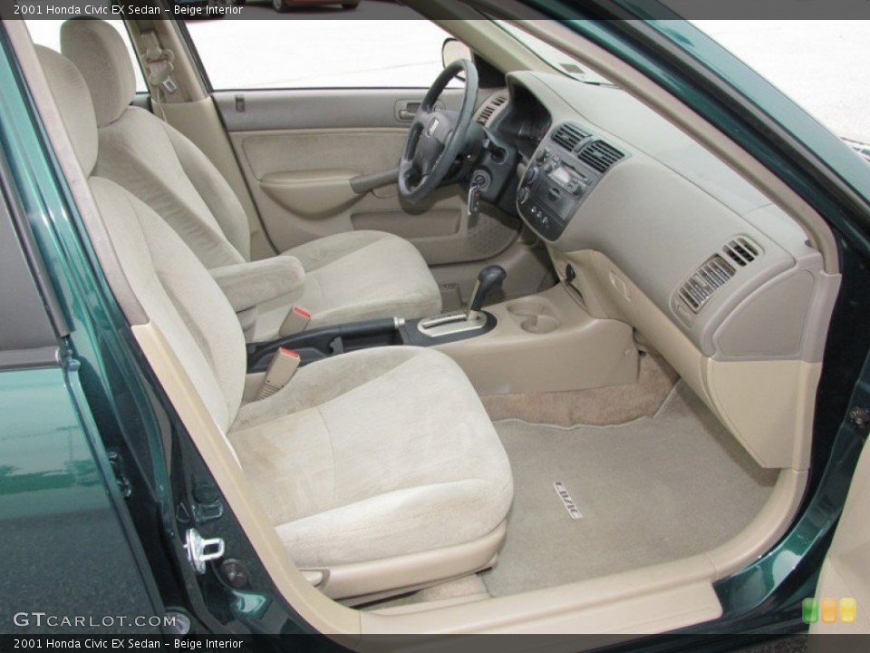 Beige Interior Photo for the 2001 Honda Civic EX Sedan #51502231