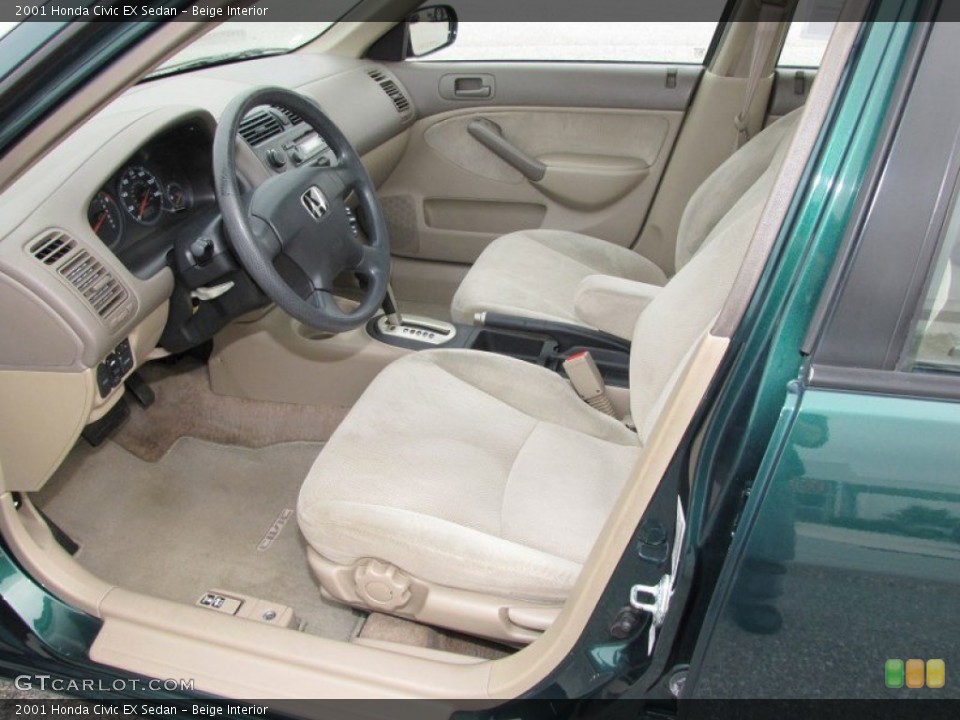 Beige Interior Photo for the 2001 Honda Civic EX Sedan #51502699
