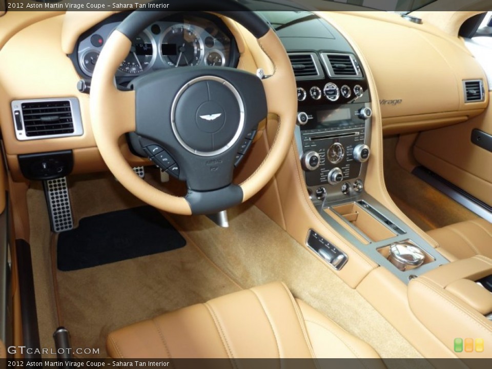 Sahara Tan Interior Dashboard for the 2012 Aston Martin Virage Coupe #51503404