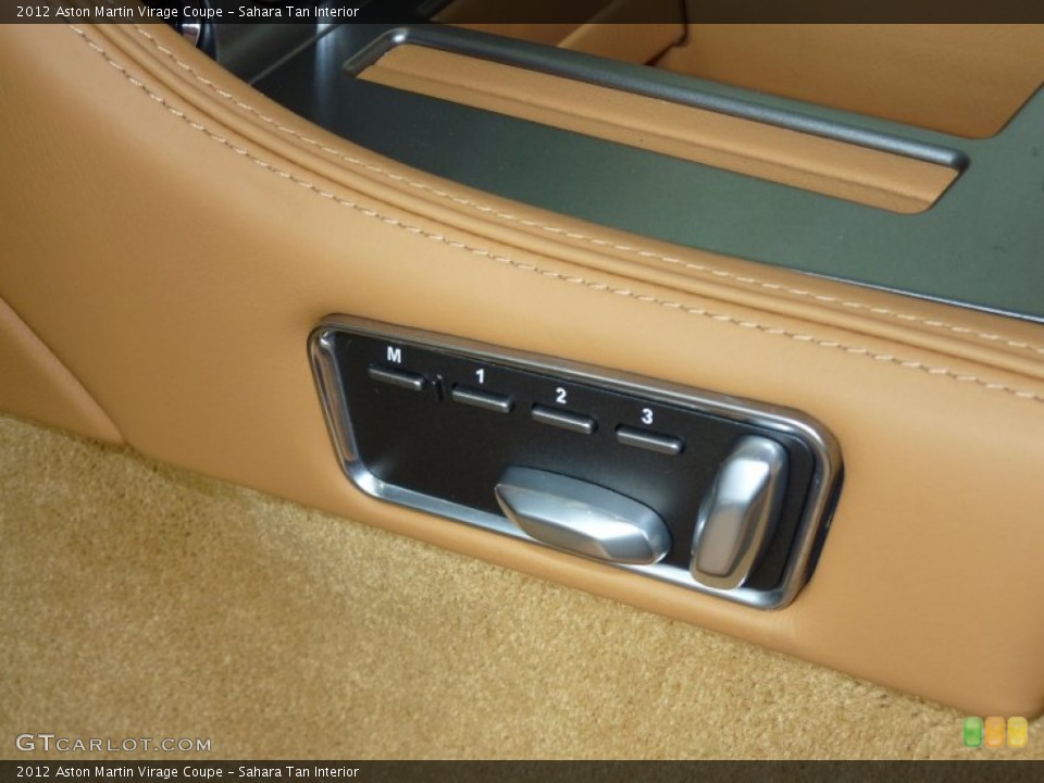 Sahara Tan Interior Controls for the 2012 Aston Martin Virage Coupe #51503545