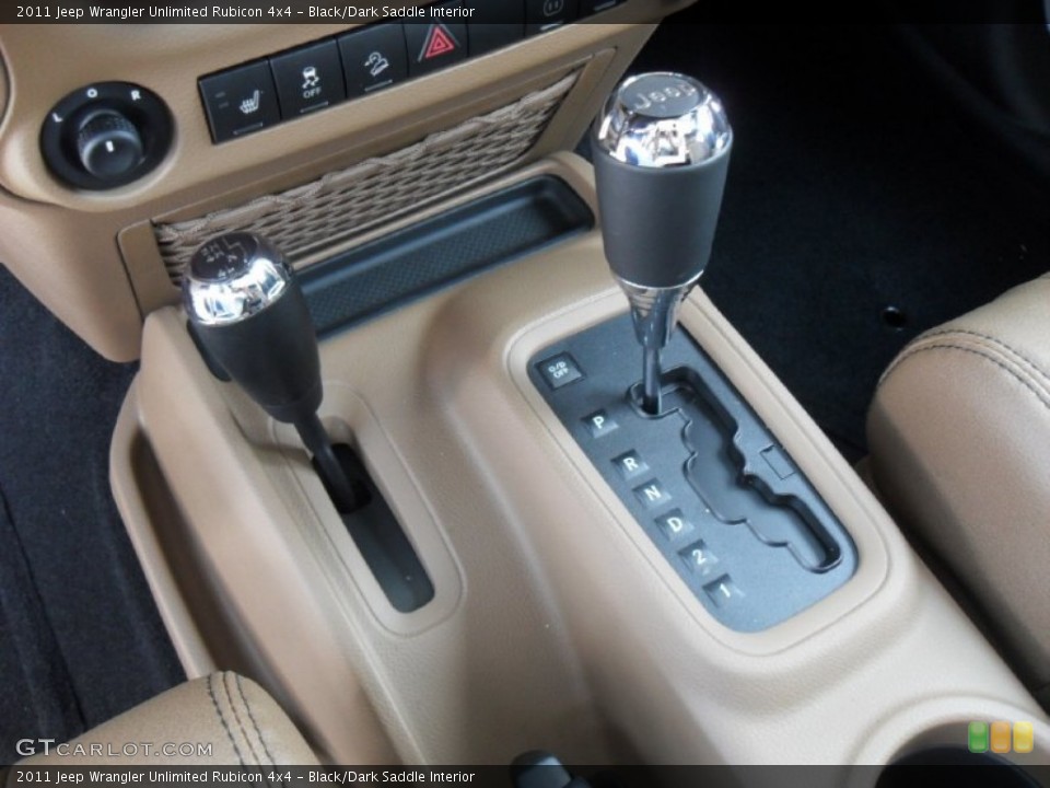 Black/Dark Saddle Interior Transmission for the 2011 Jeep Wrangler Unlimited Rubicon 4x4 #51503548