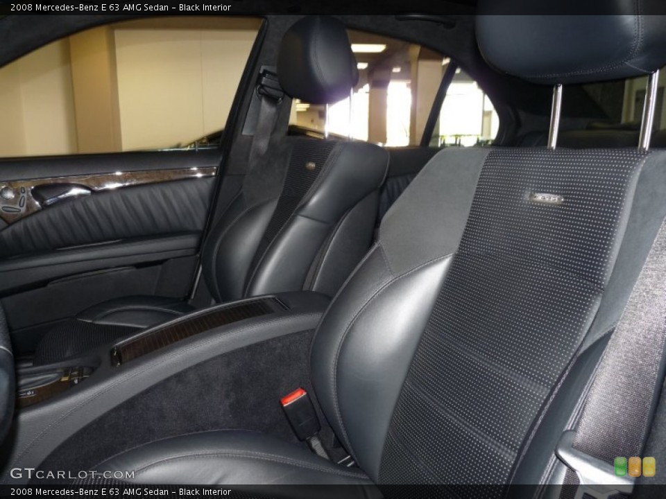 Black Interior Photo for the 2008 Mercedes-Benz E 63 AMG Sedan #51503785