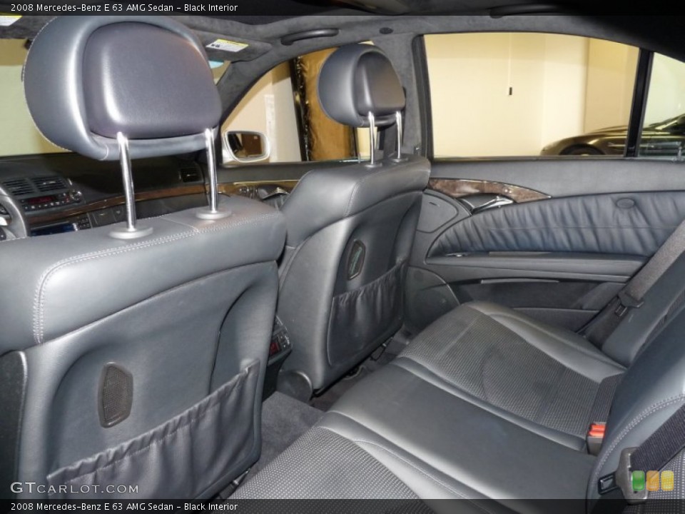 Black Interior Photo for the 2008 Mercedes-Benz E 63 AMG Sedan #51503836