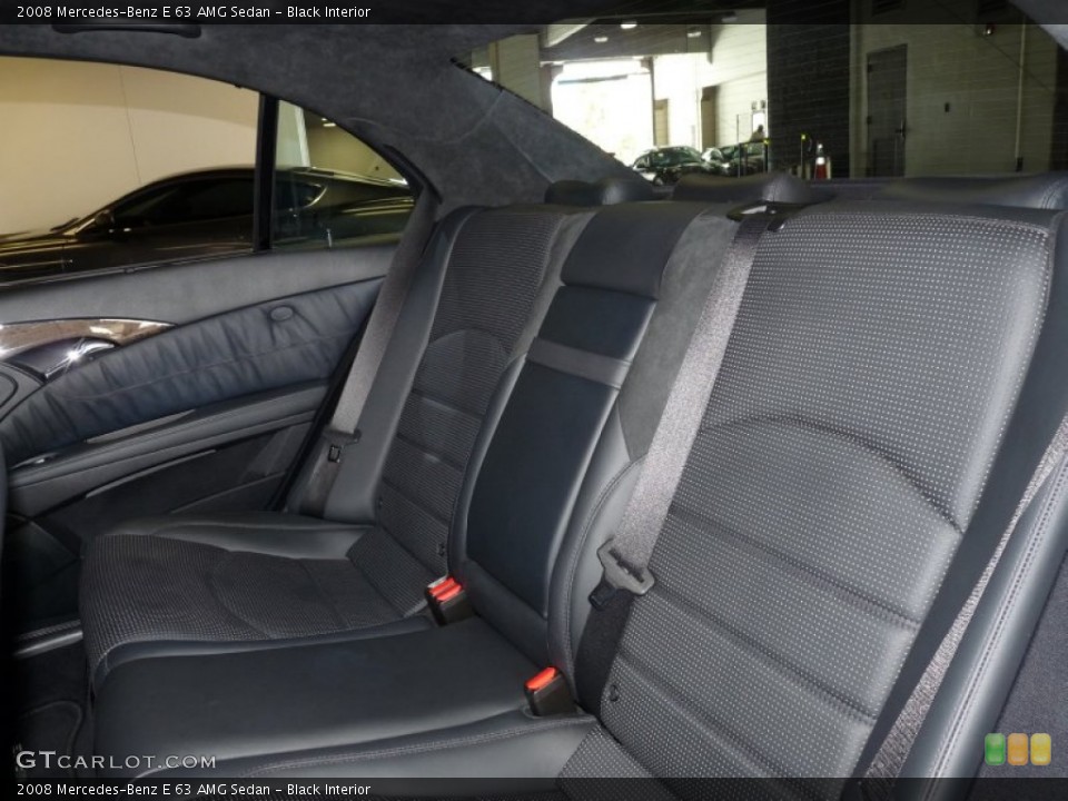 Black Interior Photo for the 2008 Mercedes-Benz E 63 AMG Sedan #51503854