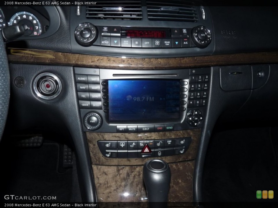 Black Interior Controls for the 2008 Mercedes-Benz E 63 AMG Sedan #51503947