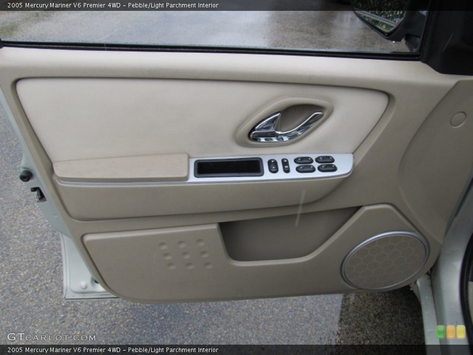 Pebble/Light Parchment Interior Door Panel for the 2005 Mercury Mariner V6 Premier 4WD #51507817