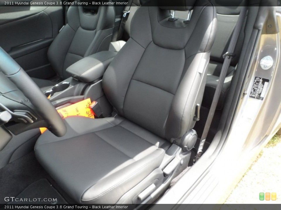 Black Leather Interior Photo for the 2011 Hyundai Genesis Coupe 3.8 Grand Touring #51508234