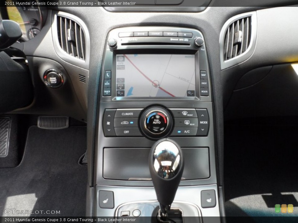 Black Leather Interior Controls for the 2011 Hyundai Genesis Coupe 3.8 Grand Touring #51508306