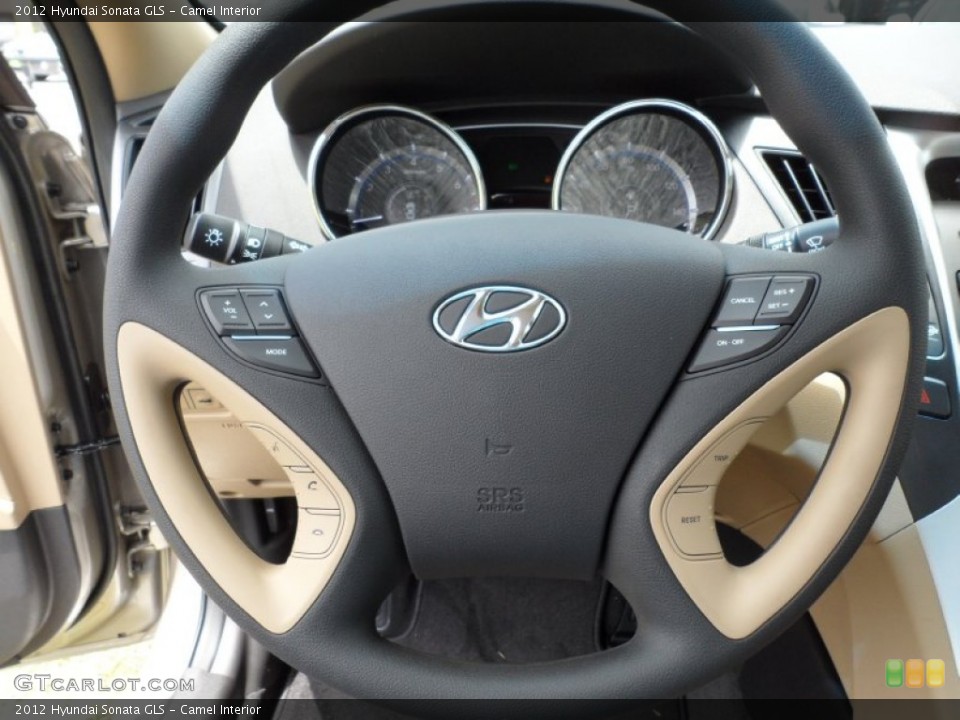 Camel Interior Steering Wheel for the 2012 Hyundai Sonata GLS #51508930