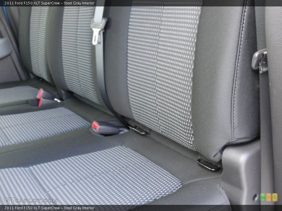 Steel Gray Interior Photo for the 2011 Ford F150 XLT SuperCrew #51509857