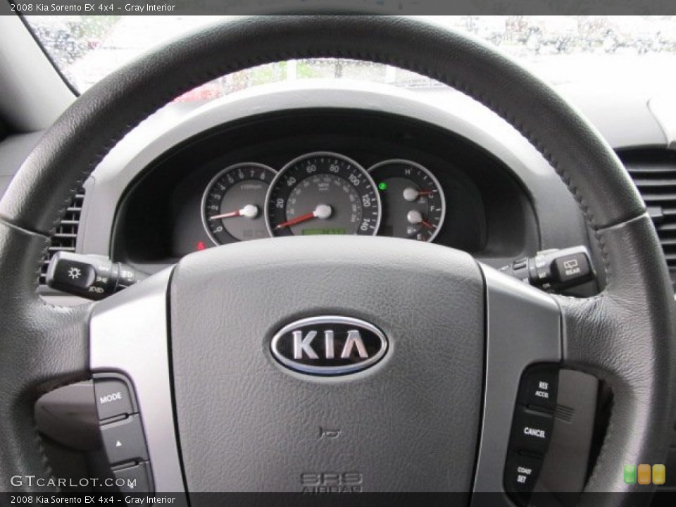 Gray Interior Steering Wheel for the 2008 Kia Sorento EX 4x4 #51509980