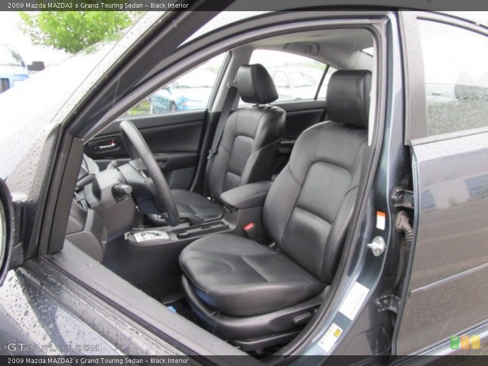 Black Interior Photo for the 2009 Mazda MAZDA3 s Grand Touring Sedan #51510316
