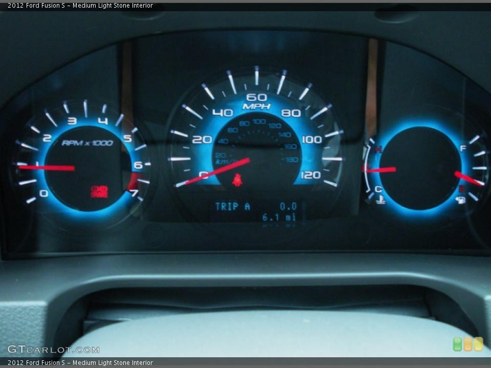 Medium Light Stone Interior Gauges for the 2012 Ford Fusion S #51510799