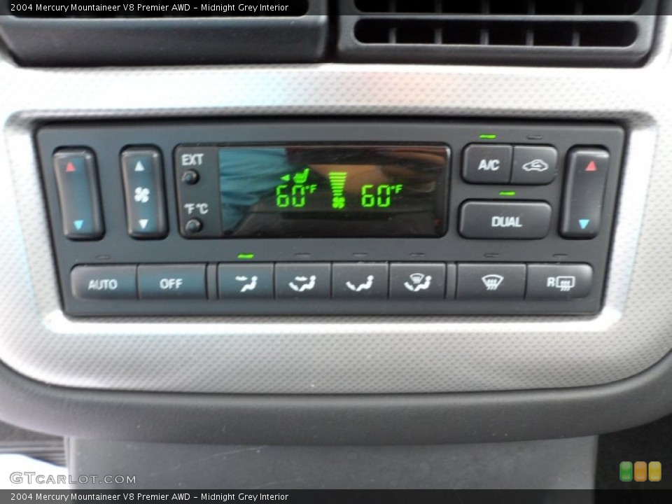 Midnight Grey Interior Controls for the 2004 Mercury Mountaineer V8 Premier AWD #51510823