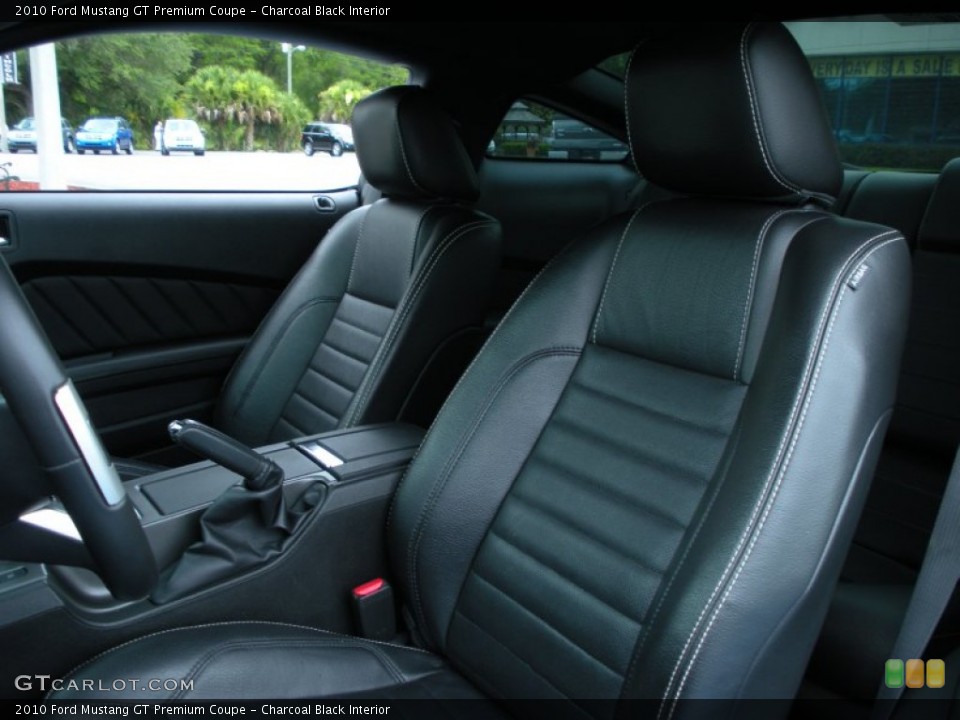 Charcoal Black Interior Photo for the 2010 Ford Mustang GT Premium Coupe #51511414