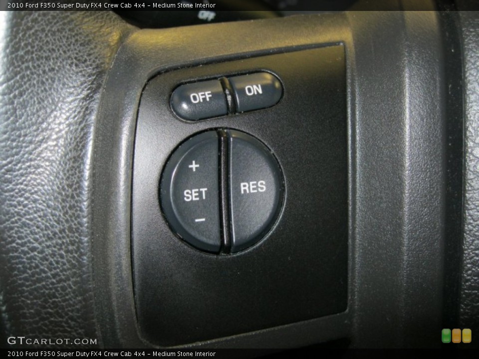 Medium Stone Interior Controls for the 2010 Ford F350 Super Duty FX4 Crew Cab 4x4 #51512092