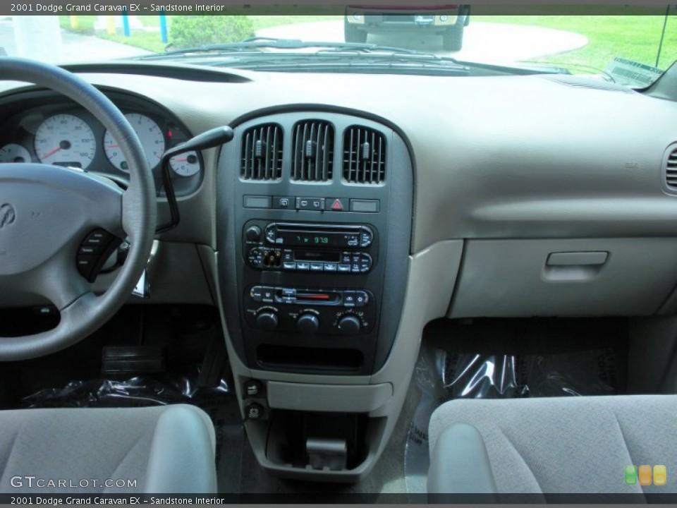 Sandstone Interior Dashboard for the 2001 Dodge Grand Caravan EX #51512287