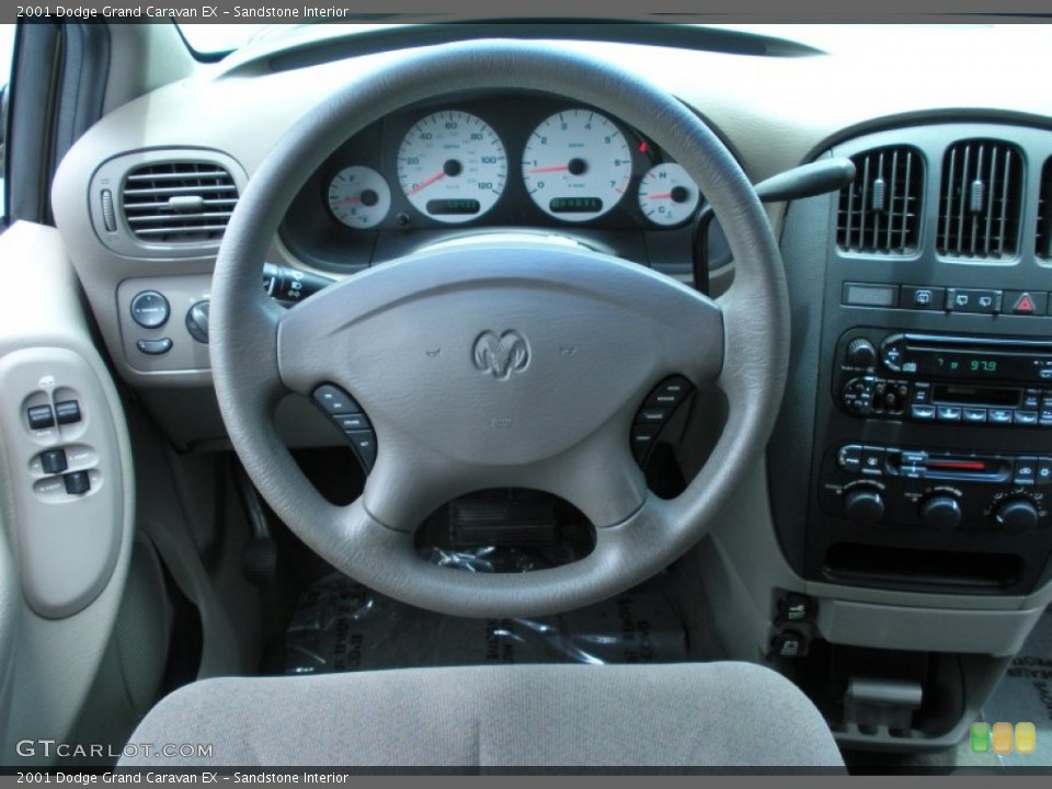 Sandstone Interior Steering Wheel for the 2001 Dodge Grand Caravan EX #51512302