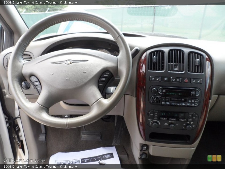Khaki Interior Dashboard for the 2004 Chrysler Town & Country Touring #51512857