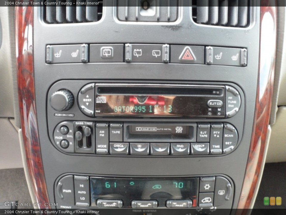 Khaki Interior Controls for the 2004 Chrysler Town & Country Touring #51512887
