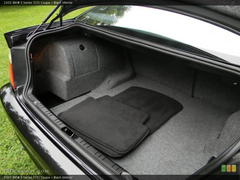 Black Interior Trunk for the 2003 BMW 3 Series 325i Coupe #51514414