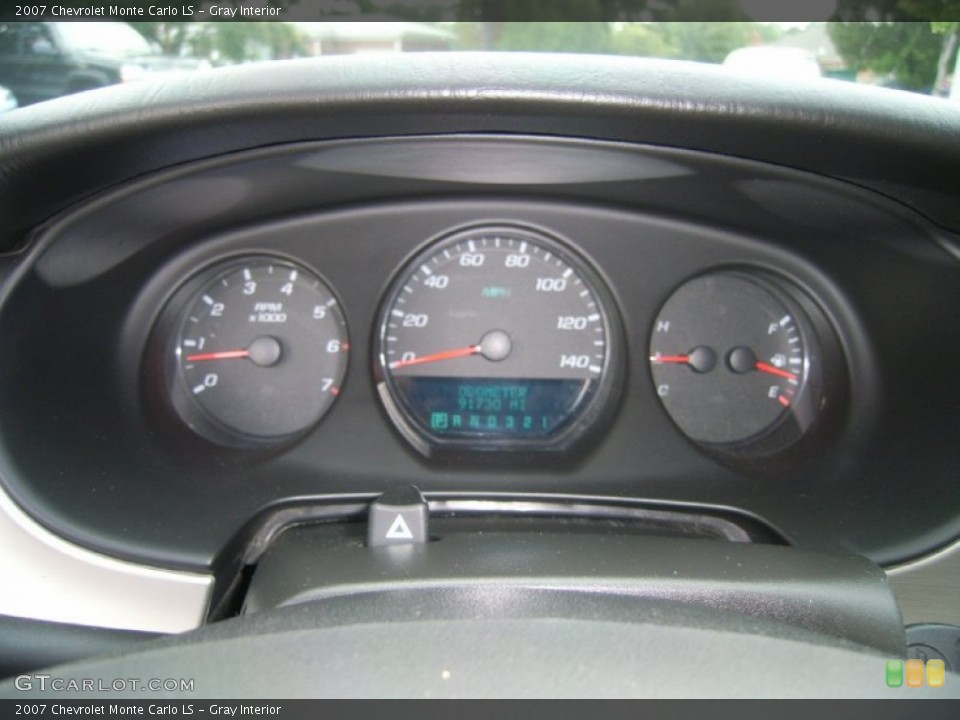 Gray Interior Gauges for the 2007 Chevrolet Monte Carlo LS #51514843