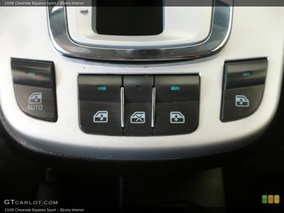 Ebony Interior Controls for the 2008 Chevrolet Equinox Sport #51515737