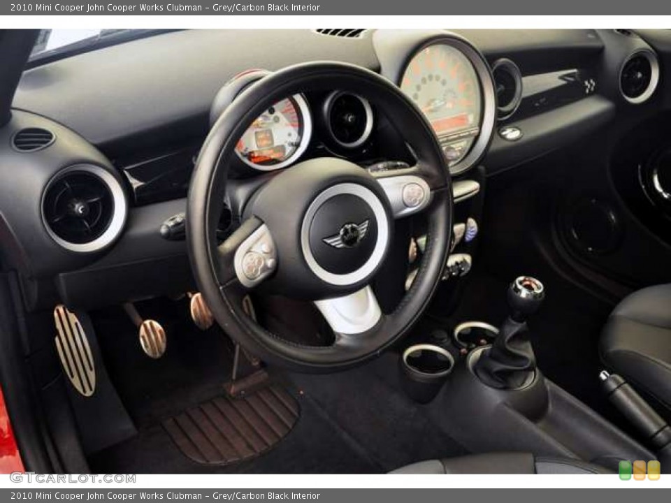 Grey/Carbon Black Interior Photo for the 2010 Mini Cooper John Cooper Works Clubman #51517942