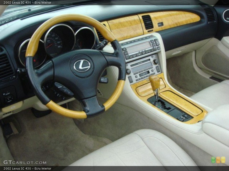 Ecru 2002 Lexus SC Interiors