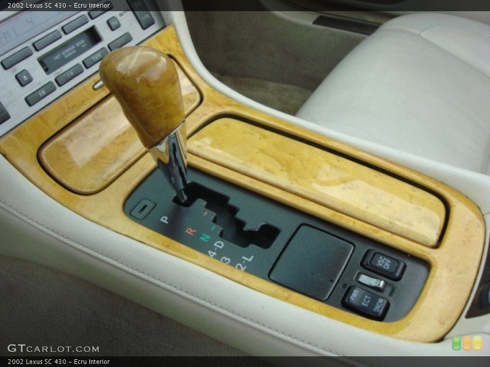 Ecru Interior Transmission for the 2002 Lexus SC 430 #51518218