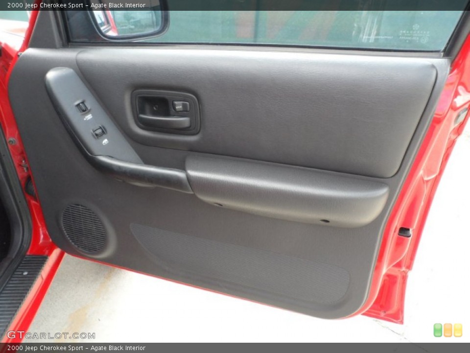 Agate Black Interior Door Panel for the 2000 Jeep Cherokee Sport #51518365