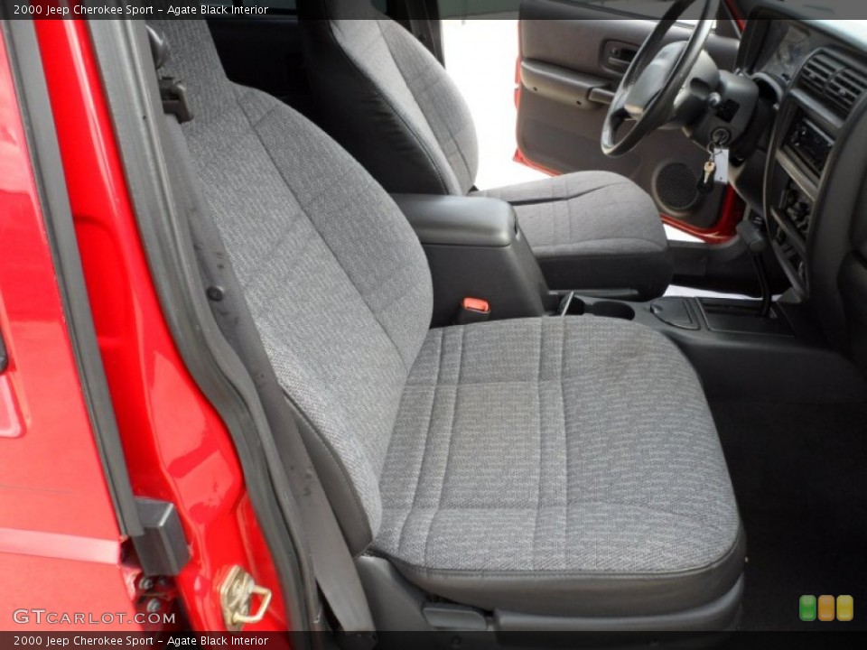 Agate Black Interior Photo for the 2000 Jeep Cherokee Sport #51518386