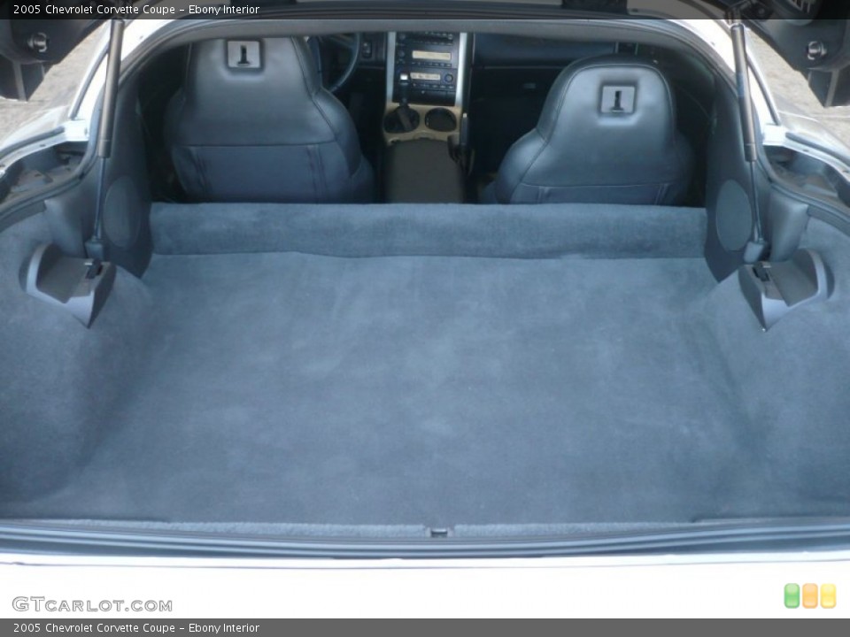 Ebony Interior Trunk for the 2005 Chevrolet Corvette Coupe #51518389