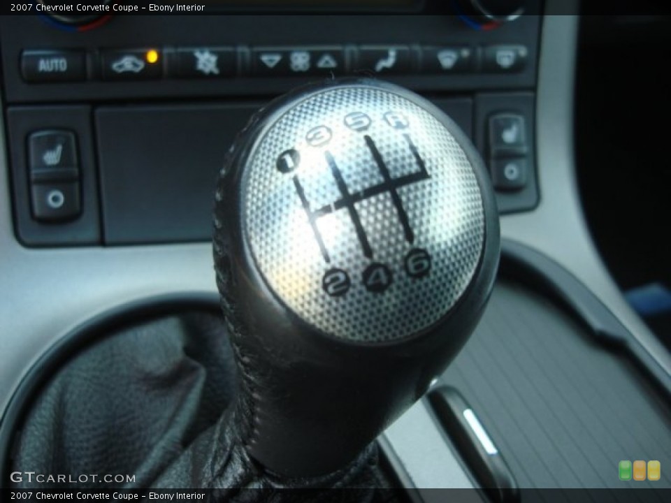 Ebony Interior Transmission for the 2007 Chevrolet Corvette Coupe #51519019