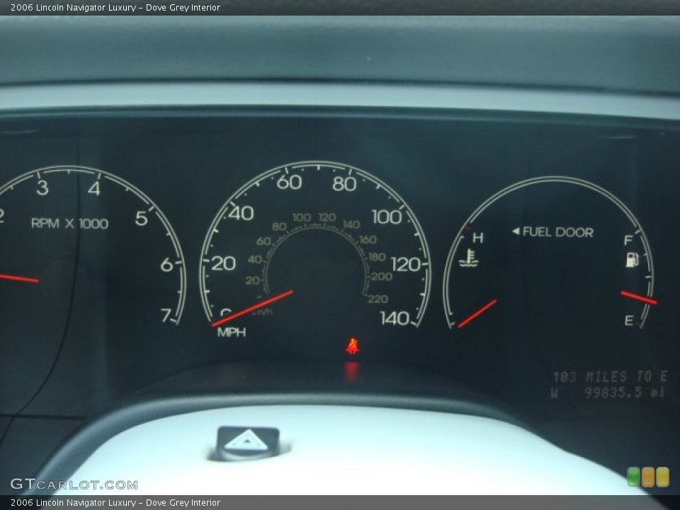 Dove Grey Interior Gauges for the 2006 Lincoln Navigator Luxury #51519934