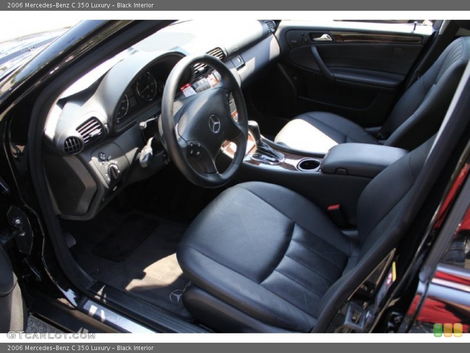 Black Interior Photo for the 2006 Mercedes-Benz C 350 Luxury #51519957