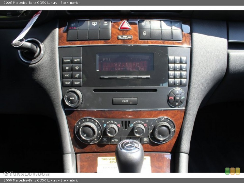 Black Interior Controls for the 2006 Mercedes-Benz C 350 Luxury #51520018