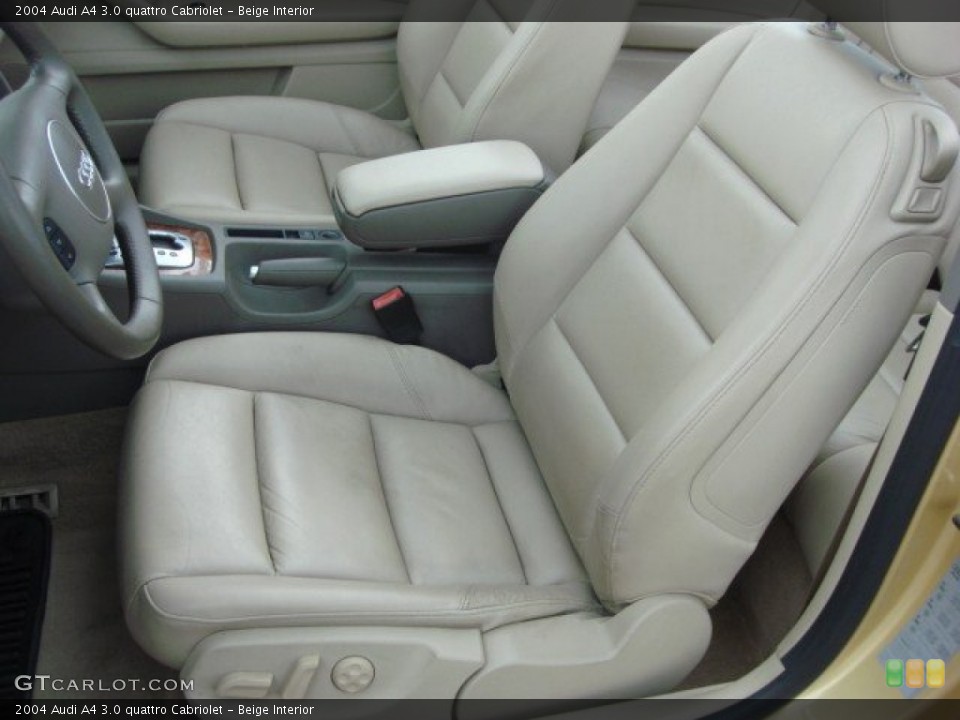 Beige Interior Photo for the 2004 Audi A4 3.0 quattro Cabriolet #51521341