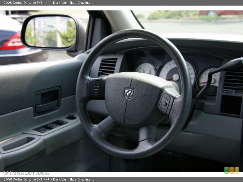 Dark/Light Slate Gray Interior Steering Wheel for the 2008 Dodge Durango SXT 4x4 #51524398