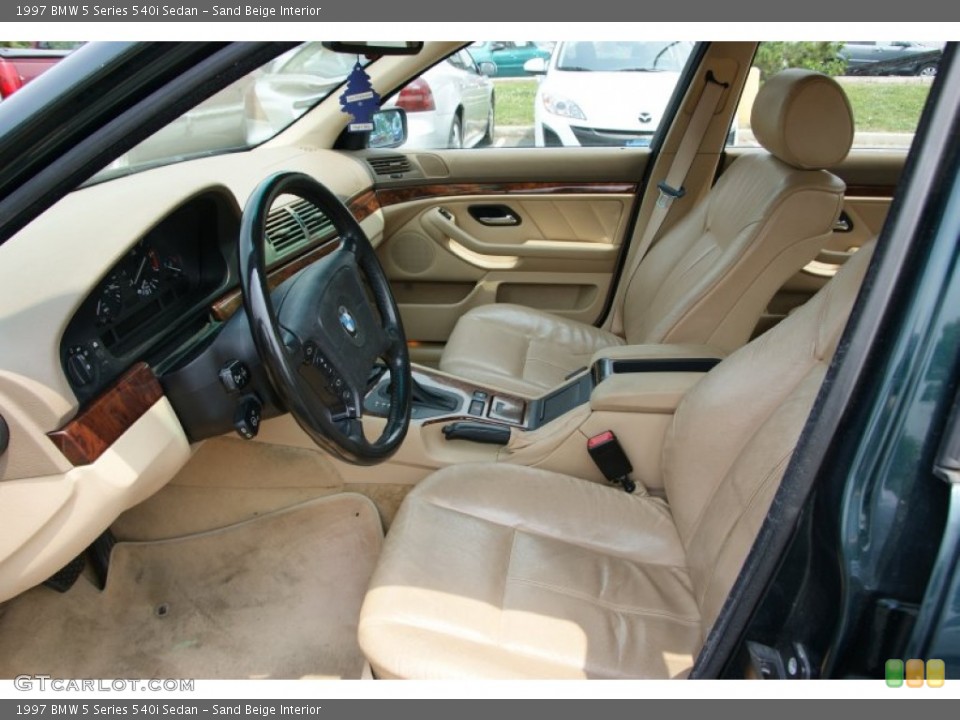 Sand Beige Interior Photo for the 1997 BMW 5 Series 540i Sedan #51524509