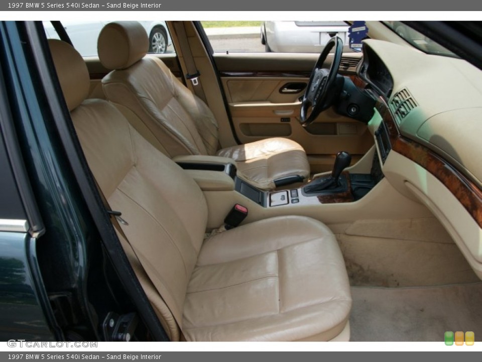 Sand Beige Interior Photo for the 1997 BMW 5 Series 540i Sedan #51524596