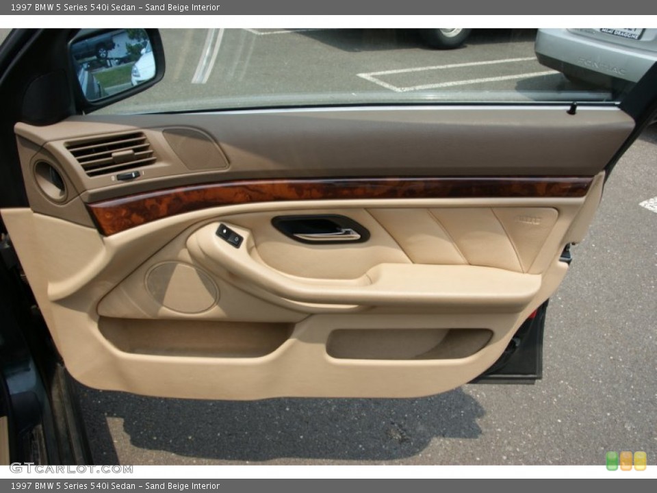 Sand Beige Interior Door Panel for the 1997 BMW 5 Series 540i Sedan #51524629