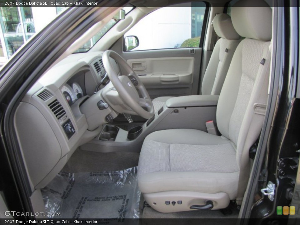 Khaki Interior Photo for the 2007 Dodge Dakota SLT Quad Cab #51526597