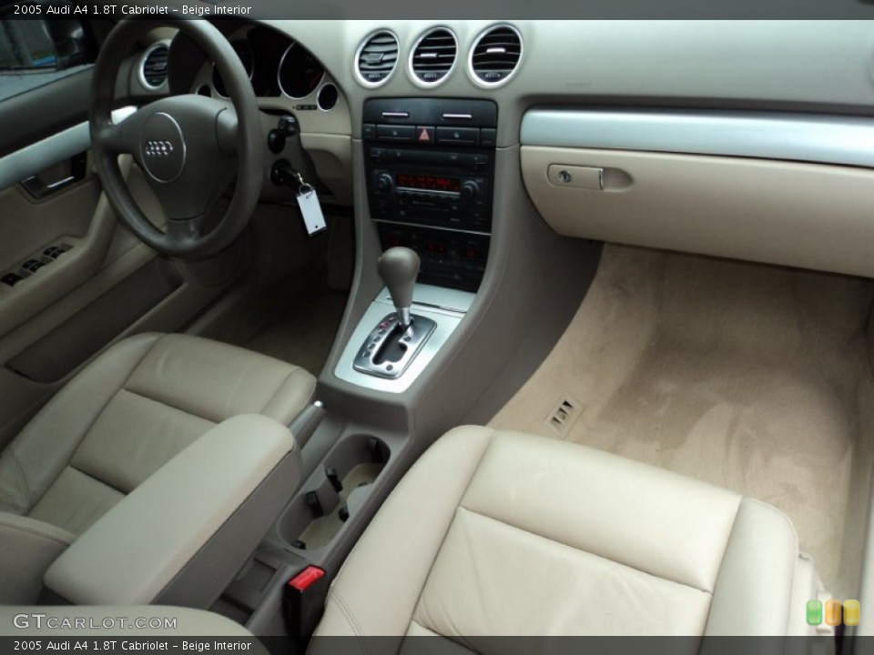 Beige Interior Photo for the 2005 Audi A4 1.8T Cabriolet #51528100